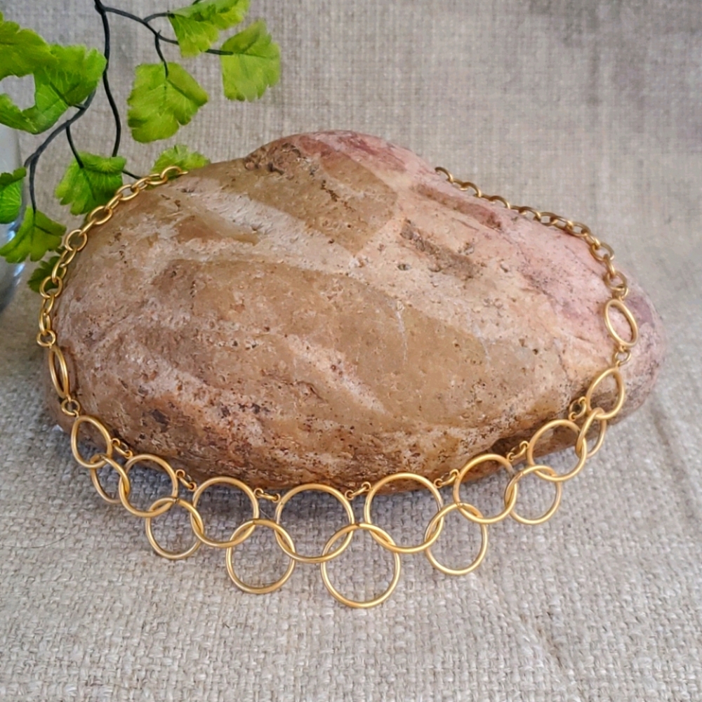 Premier Designs Gold Tone Necklace